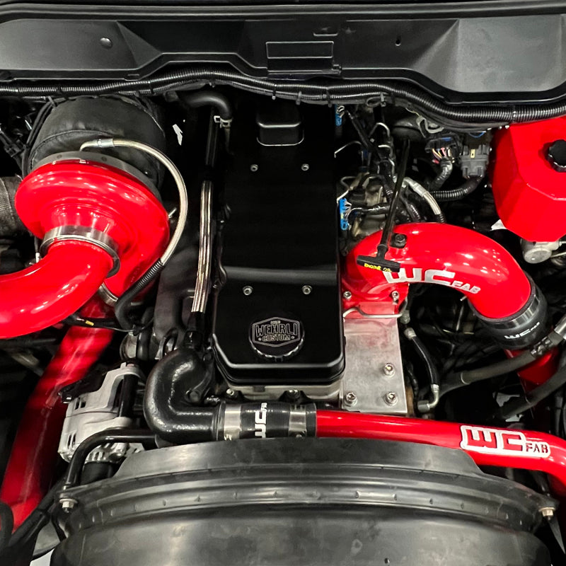 Wehrli 06-18 Cummins WCFab X D&J Precision Billet Valve Cover - Bronze Chrome